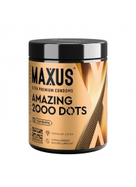 Точечные презервативы MAXUS 2000 Amazing Dots с железным кейсом - 12 шт. - Maxus - купить с доставкой в Тольятти