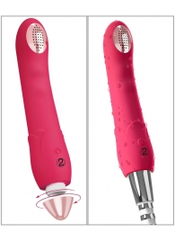 Малиновая насадка на душ с вибрацией Showers to orgasm - 20,1 см. - Orion - купить с доставкой в Тольятти