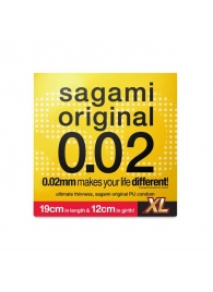 Презерватив увеличенного размера Sagami Original 0.02 XL-size - 1 шт. - Sagami - купить с доставкой в Тольятти