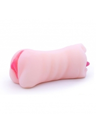 Телесный двусторонний мастурбатор - вагина и ротик - Boys of Toys - в Тольятти купить с доставкой