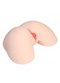 Мастурбатор-полуторс с двойным слоем материала и вибрацией Jenny Onahole Real Hips - KOKOS - в Тольятти купить с доставкой