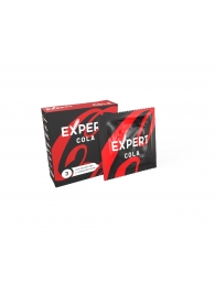 Презервативы с ароматом колы Expert Cola - 3 шт. - Expert - купить с доставкой в Тольятти
