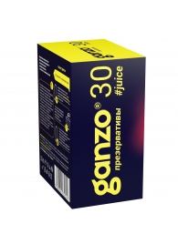 Ароматизированные презервативы Ganzo Juice - 30 шт. - Ganzo - купить с доставкой в Тольятти