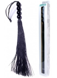 Черная силиконовая плеть - 37 см. - Boys of Toys - купить с доставкой в Тольятти