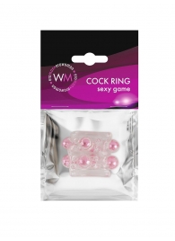 Прозрачная насадка на пенис с цветными шариками - Erowoman-Eroman - в Тольятти купить с доставкой