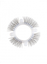 Эластичное кольцо с «ресничками» и 4 шариками - Sextaz - в Тольятти купить с доставкой