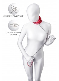 Красный ошейник с подкладкой из меха - ToyFa - купить с доставкой в Тольятти