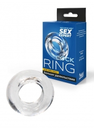 Прозрачное эрекционное кольцо-бублик - Sex Expert - в Тольятти купить с доставкой