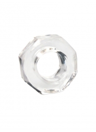 Прозрачное эрекционное кольцо в форме гайки - Sex Expert - в Тольятти купить с доставкой