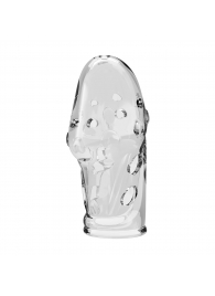 Прозрачная насадка на пенис Booker - 8 см. - Baile - в Тольятти купить с доставкой
