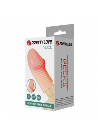 Телесная насадка на пенис Huel - 9 см. - Baile - в Тольятти купить с доставкой