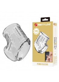 Прозрачная насадка на пенис и мошонку - Baile - в Тольятти купить с доставкой