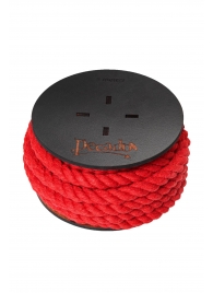 Красная веревка для шибари на катушке - 5 м. - Pecado - купить с доставкой в Тольятти