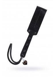 Черный кожаный пэддл - 32 см. - Pecado - купить с доставкой в Тольятти