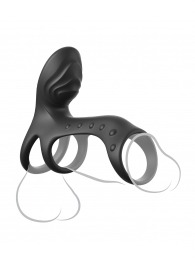 Черная насадка на пенис Ultimate Couples Cage Pro - Pipedream - в Тольятти купить с доставкой