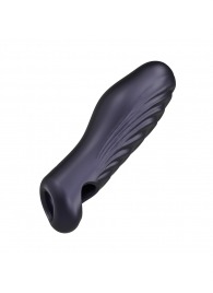 Сливовая силиконовая насадка на пенис с подхватом Manwan Ryzer - Manwan - в Тольятти купить с доставкой