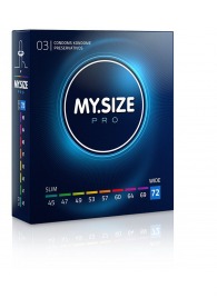 Презервативы MY.SIZE размер 72 - 3 шт. - My.Size - купить с доставкой в Тольятти