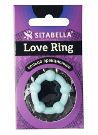Цветное эрекционное кольцо Love Ring с бусинами - Sitabella - в Тольятти купить с доставкой