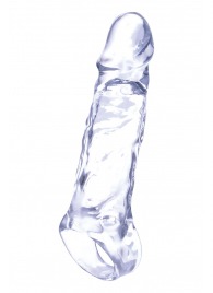 Прозрачная насадка-удлинитель Length Enhancer с подхватом - 16 см. - NMC - в Тольятти купить с доставкой