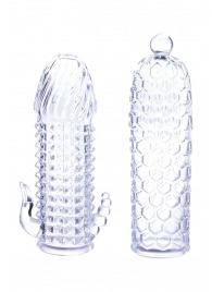 Набор из 2 прозрачных насадок на член Seductive Tickler Sleeves Set - NMC - в Тольятти купить с доставкой