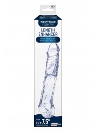 Прозрачная насадка-удлинитель Length Enhancer с подхватом - 22,3 см. - NMC - в Тольятти купить с доставкой