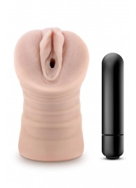 Телесный мастурбатор-вагина Ayumi с вибрацией - Blush Novelties - в Тольятти купить с доставкой