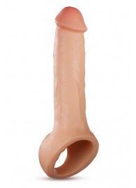 Телесная насадка-удлинитель Thrive 8.75 Inch Realistic Penis Extender Sleeve - 22,2 см. - Blush Novelties - в Тольятти купить с доставкой