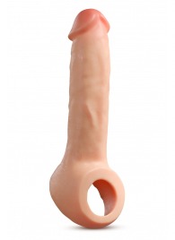 Телесная насадка-удлинитель Thrive 8.75 Inch Realistic Penis Extender Sleeve - 22,2 см. - Blush Novelties - в Тольятти купить с доставкой