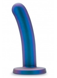 Синяя насадка с гладкой поверхностью Surrender 5.75 Inch Intermediate Pegging Dildo - 14,6 см. - Blush Novelties - купить с доставкой в Тольятти