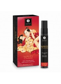 Оральный спрей Waves of Pleasure с ароматом клубники и шампанского - 20 мл. - Shunga - купить с доставкой в Тольятти