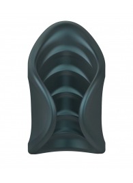 Серый сквозной мастурбатор с вибрацией Manwan Starter - Manwan - в Тольятти купить с доставкой