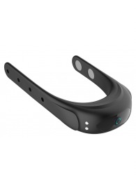 Черное эрекционное виброкольцо на ремешках - Boys of Toys - в Тольятти купить с доставкой