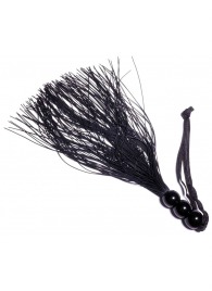 Черная силиконовая плетка - 25,4 см. - Boys of Toys - купить с доставкой в Тольятти