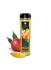 Массажное масло для тела Luscious Mango с ароматом манго - 240 мл. - Shunga - купить с доставкой в Тольятти
