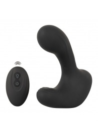 Черная анальная вибропробка с функцией расширения RC Butt Plug with 3 functions - Orion - в Тольятти купить с доставкой