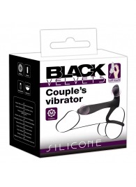 Черная насадка на член с вибрацией Couple’s Vibrator - Orion - в Тольятти купить с доставкой