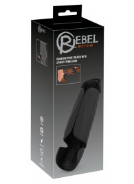 Черный вибромастурбатор с трехточечной стимуляцией Penis Trainer with 3 Point Stimulation - Orion - в Тольятти купить с доставкой