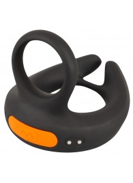 Черный вибростимулятор мошонки RC Scrotum Stimulator with Vibration - Orion - в Тольятти купить с доставкой