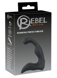 Черный перезаряжаемый стимулятор простаты с вибрацией - 14,6 см. - Orion - в Тольятти купить с доставкой