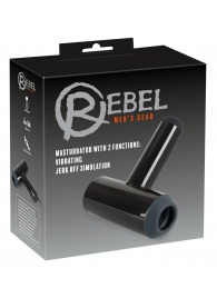 Черный мастурбатор с удобной ручкой Masturbator with 2 Functions - Orion - в Тольятти купить с доставкой