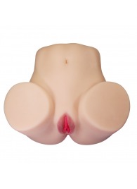 Телесный мастурбатор Julia с 2 любовными каналами - Baile - в Тольятти купить с доставкой