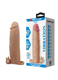 Телесная насадка на пенис Xerxes - 22 см. - Baile - в Тольятти купить с доставкой