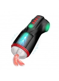 Интерактивный мастурбатор Raven с вакуумом, вибрацией и подсветкой - Shots Media BV - в Тольятти купить с доставкой