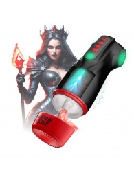 Интерактивный мастурбатор Raven с вакуумом, вибрацией и подсветкой - Shots Media BV - в Тольятти купить с доставкой