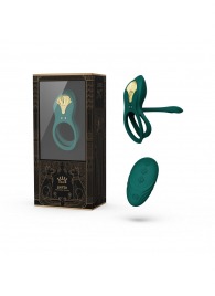 Зеленое эрекционное виброкольцо Bayek с пультом ДУ - Zalo - в Тольятти купить с доставкой