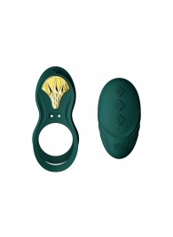 Зеленое эрекционное виброкольцо Bayek с пультом ДУ - Zalo - в Тольятти купить с доставкой