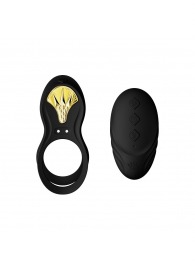 Черное эрекционное виброкольцо Bayek с пультом ДУ - Zalo - в Тольятти купить с доставкой