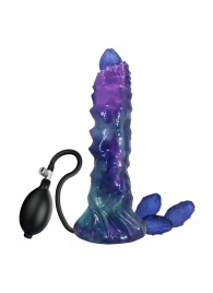 Фиолетовый яйцеродящий фаллоимитатор Duskwalker Sentinal на присоске - 22,4 см. - Baile - купить с доставкой в Тольятти