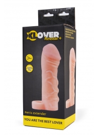 Фаллическая удлиняющая насадка с кольцом для фиксации - 16 см. - ToyFa - в Тольятти купить с доставкой