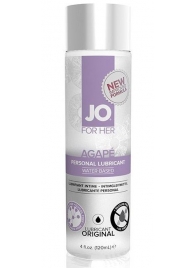 Женский лубрикант на водной основе JO AGAPE LUBRICANT ORIGINAL - 120 мл. - System JO - купить с доставкой в Тольятти